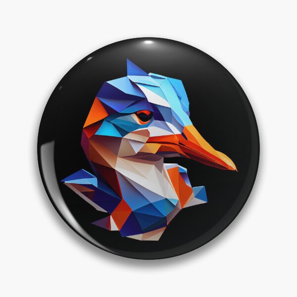 Item preview, Abstract Duck Art: A Colorful Twist on Wildlife Imagery designed and sold by FiveIntentions.