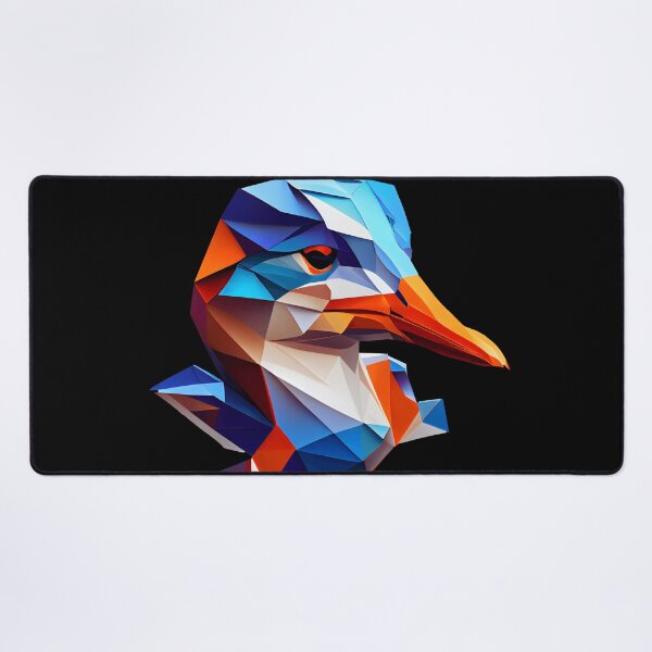 Item preview, Abstract Duck Art: A Colorful Twist on Wildlife Imagery designed and sold by FiveIntentions.