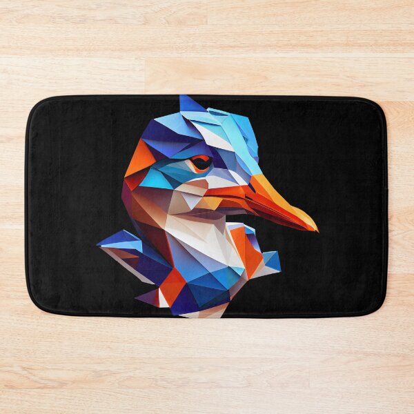 Item preview, Abstract Duck Art: A Colorful Twist on Wildlife Imagery designed and sold by FiveIntentions.