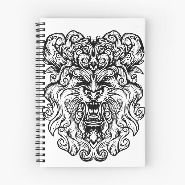 Item preview, Lion, wild decorative ornament flat vector stick patern designed and sold by Andibadiroon.