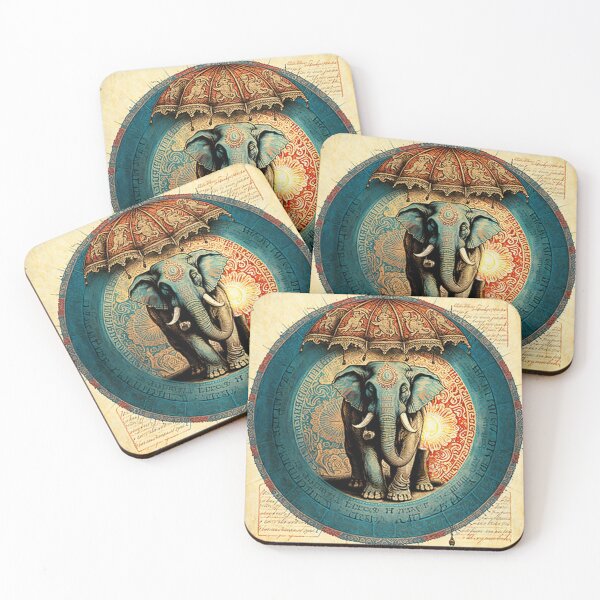 Item preview, Elephant designed and sold by OdiseoMandalas.