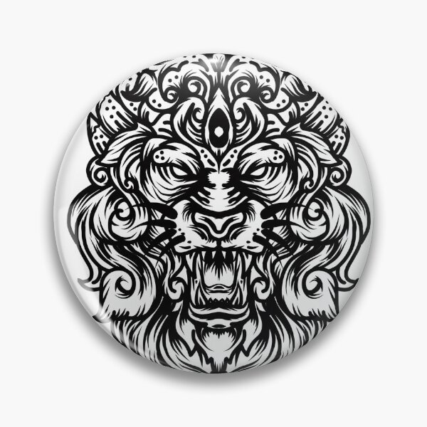 Item preview, Lion, wild decorative ornament flat vector stick patern designed and sold by Andibadiroon.