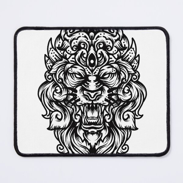 Item preview, Lion, wild decorative ornament flat vector stick patern designed and sold by Andibadiroon.