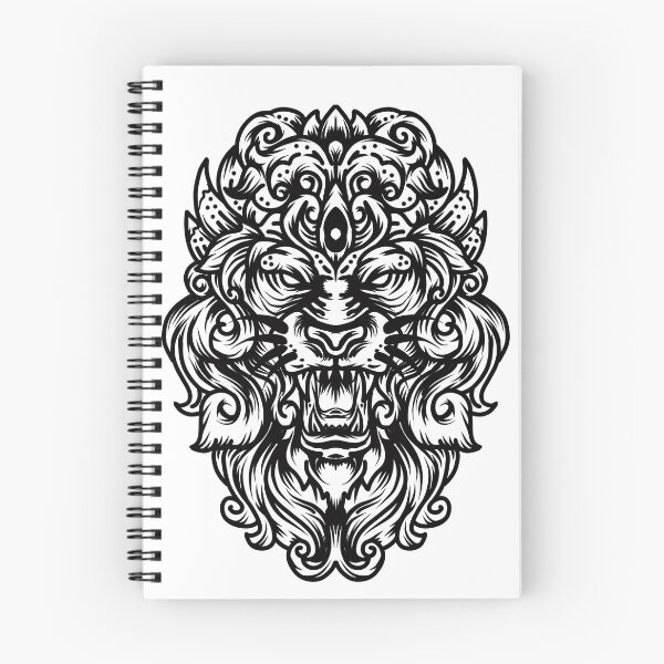 Item preview, Lion, wild decorative ornament flat vector stick patern designed and sold by Andibadiroon.