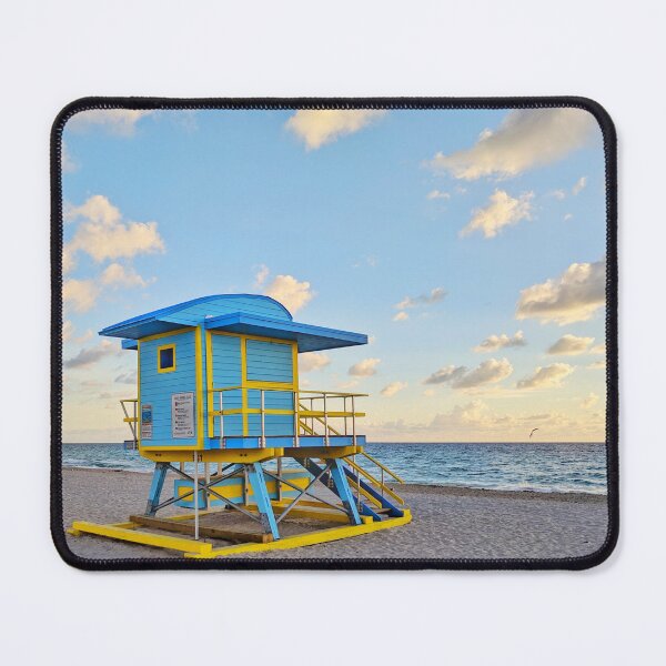 Item preview, South Beach Lifeguard Stand faded edges designed and sold by sobeaesthetic.