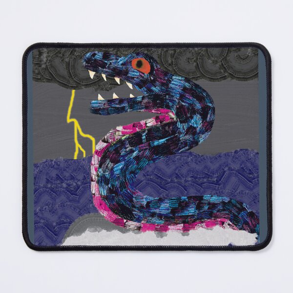 Item preview, Raging Storm of the Red-Bellied Sea Serpent designed and sold by RyokoshiCanvas.