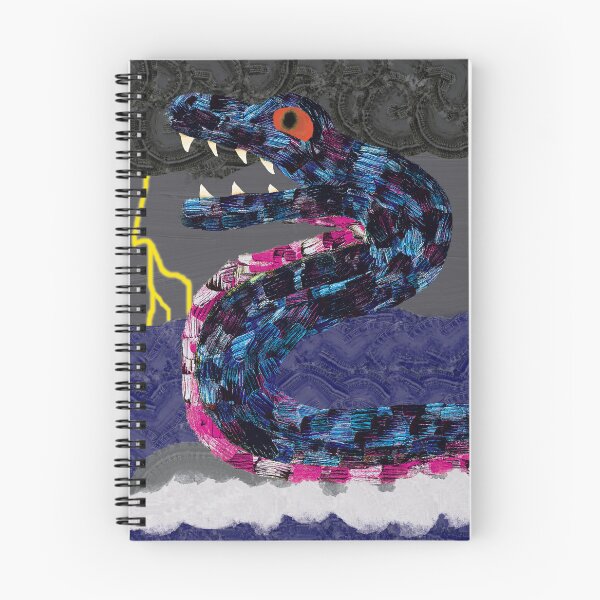 Item preview, Raging Storm of the Red-Bellied Sea Serpent designed and sold by RyokoshiCanvas.