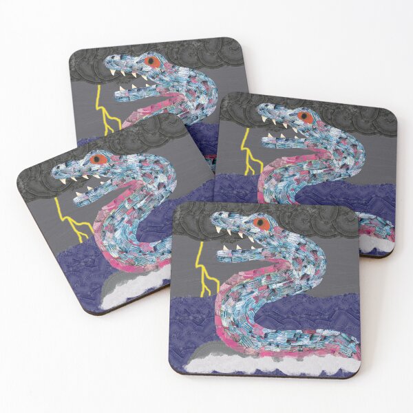 Item preview, Raging Storm of the Butterfly Sea Serpent designed and sold by RyokoshiCanvas.