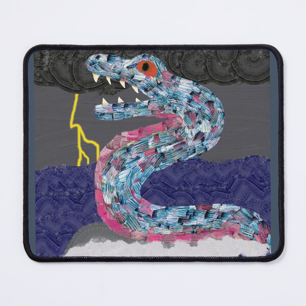 Item preview, Raging Storm of the Butterfly Sea Serpent designed and sold by RyokoshiCanvas.