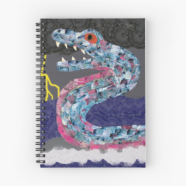 Item preview, Raging Storm of the Butterfly Sea Serpent designed and sold by RyokoshiCanvas.