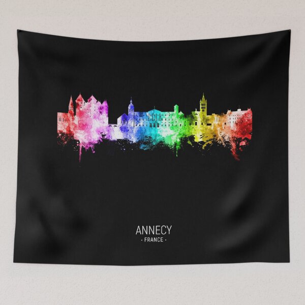 Item preview, Annecy France Skyline designed and sold by ArtPrints.