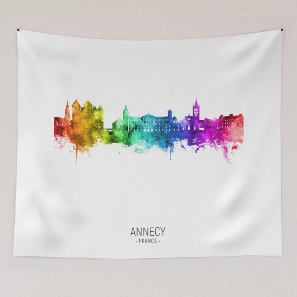 Item preview, Annecy France Skyline designed and sold by ArtPrints.