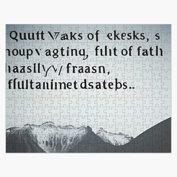 Mountain peaks Sleep in the darkness of the night. Quiet valleys are full of fresh haze Jigsaw Puzzle