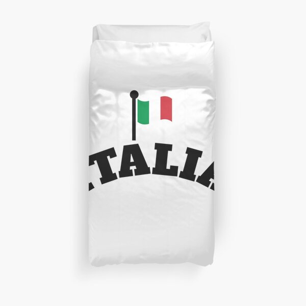 Housses De Couette Sur Le Theme Drapeau Italien Redbubble