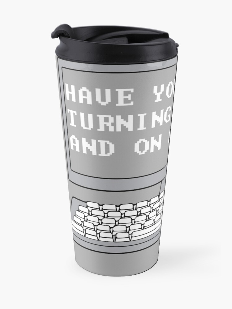Alternate view of THE IT CROWD - Have You Tried Turning It Off And On Again? Travel Mug