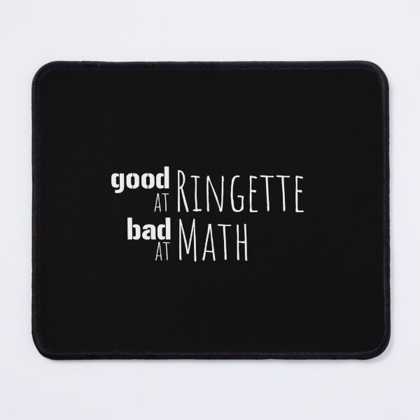 Item preview, Good at Ringette Bad At Math (white text) designed and sold by EmeraldeaArt.