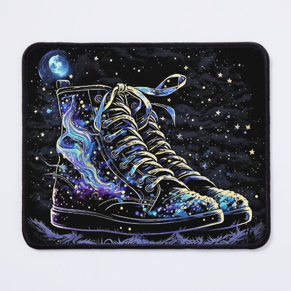 Item preview, t-shirt with the image of shoes from the imaginary world designed and sold by Idearea Design.