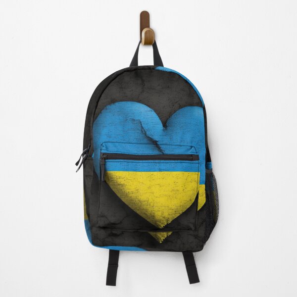 Item preview, Heart on Ukraine flag colors blue and yellow designed and sold by TetianaArt.