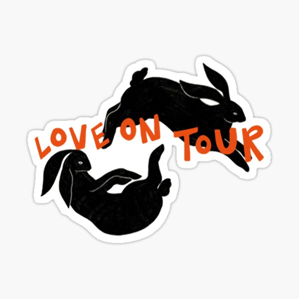 love on rabbit Sticker