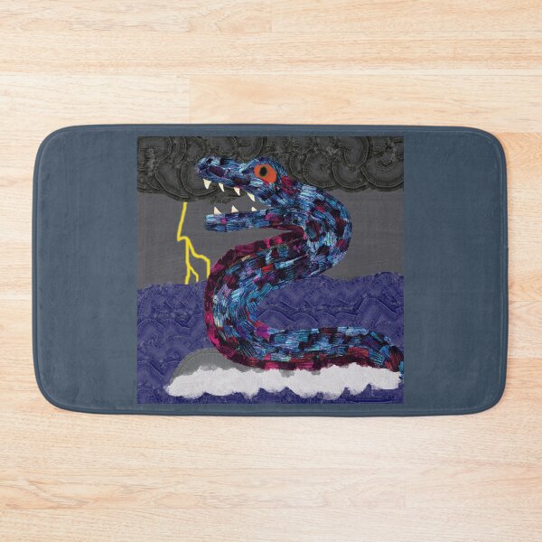 Item preview, Raging Storm of the Blue-Backed Sea Serpent designed and sold by RyokoshiCanvas.
