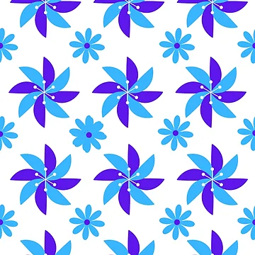 Artwork thumbnail, Colored Floral Pattern by AzlanStudio