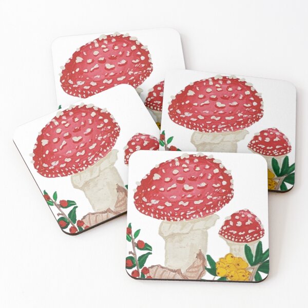 Item preview, Toadstool Mushrooms & Wild Berries designed and sold by KayleeRoseArt.