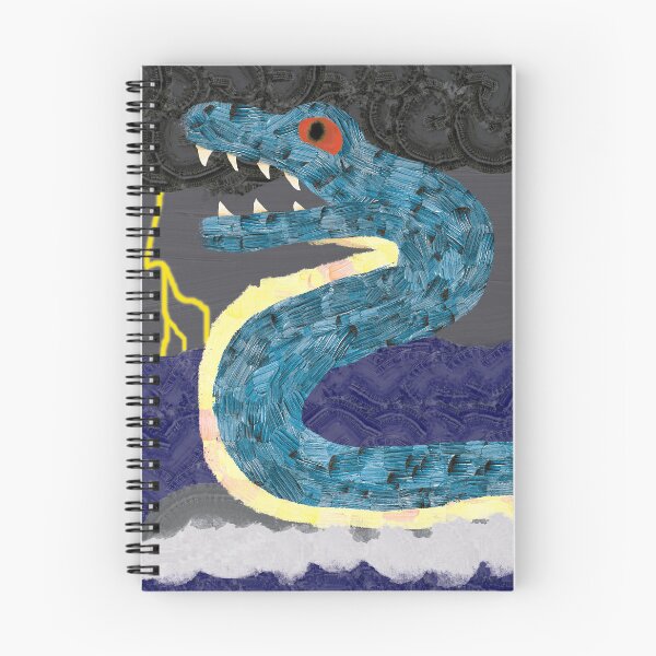 Item preview, Raging Storm of the Thunder Belly Sea Serpent designed and sold by RyokoshiCanvas.