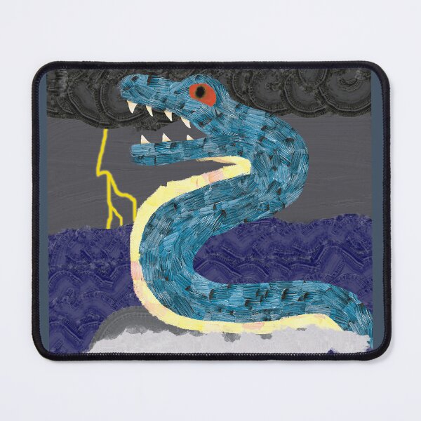 Item preview, Raging Storm of the Thunder Belly Sea Serpent designed and sold by RyokoshiCanvas.