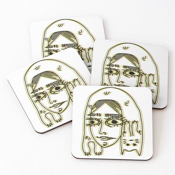 Item preview, girl with a cat on her head designed and sold by HIPPMI.