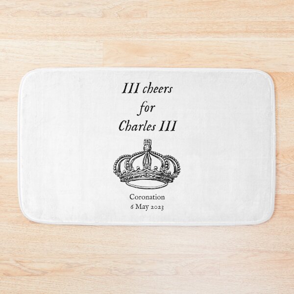 Item preview, III Cheers for Charles III (black) designed and sold by SolidEarthArt.