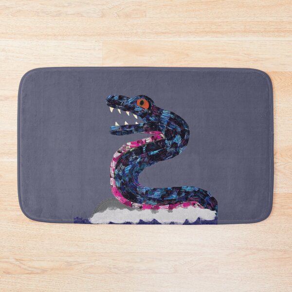Item preview, Raging Red-Bellied Sea Serpent designed and sold by RyokoshiCanvas.
