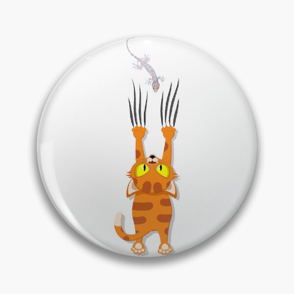 Item preview, The cat is clinging and scratching. designed and sold by Azujark.