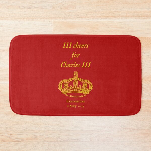 Item preview, III Cheers for Charles III (gold) designed and sold by SolidEarthArt.