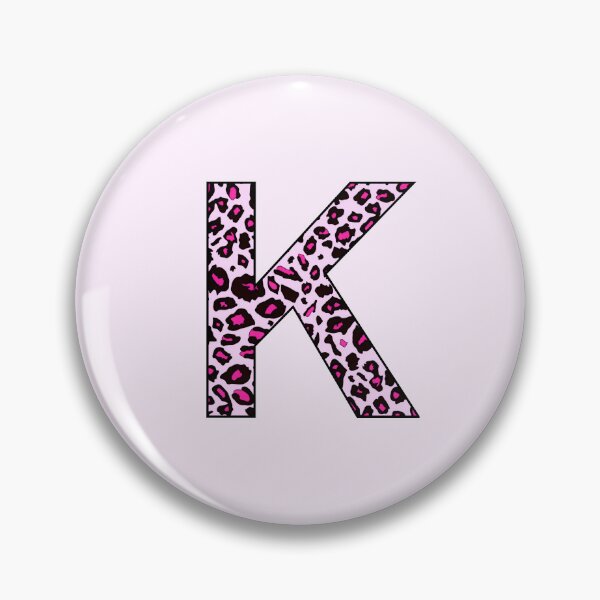 Item preview, Pink Leopard Monogram Letter K - Personal   Name K Initial Customized Custom Design designed and sold by inspirationzgal.