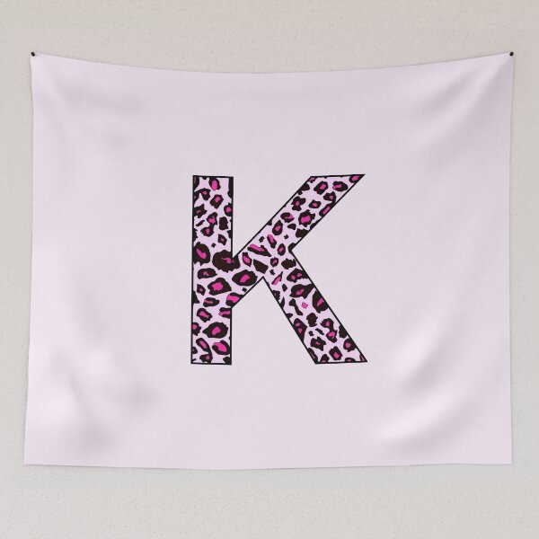 Item preview, Pink Leopard Monogram Letter K - Personal   Name K Initial Customized Custom Design designed and sold by inspirationzgal.