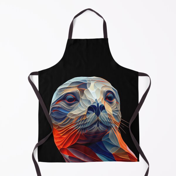 Item preview, Abstract Seal: A Colorful Twist on Wildlife Imagery designed and sold by FiveIntentions.