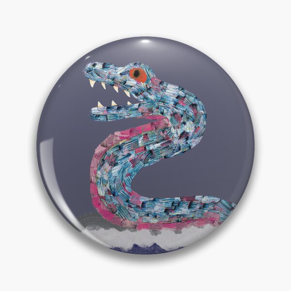 Item preview, Raging Butterfly Sea Serpent designed and sold by RyokoshiCanvas.