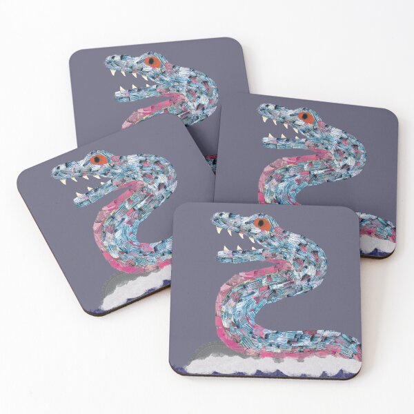 Item preview, Raging Butterfly Sea Serpent designed and sold by RyokoshiCanvas.