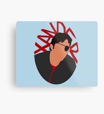 Xander Silhouette Metal Print