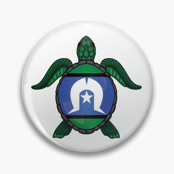 Item preview, Torres Strait Islands Sea Turtle Flag designed and sold by RahallusNtx.