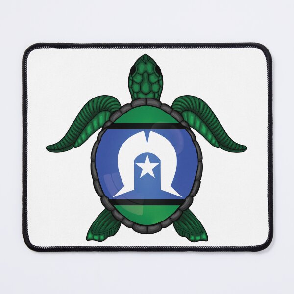 Item preview, Torres Strait Islands Sea Turtle Flag designed and sold by RahallusNtx.