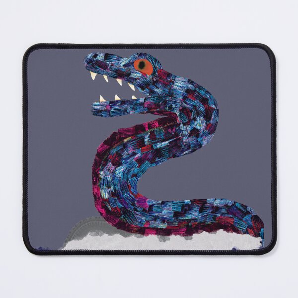 Item preview, Raging Blue-Backed Sea Serpent designed and sold by RyokoshiCanvas.