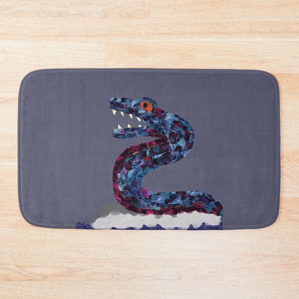 Item preview, Raging Blue-Backed Sea Serpent designed and sold by RyokoshiCanvas.