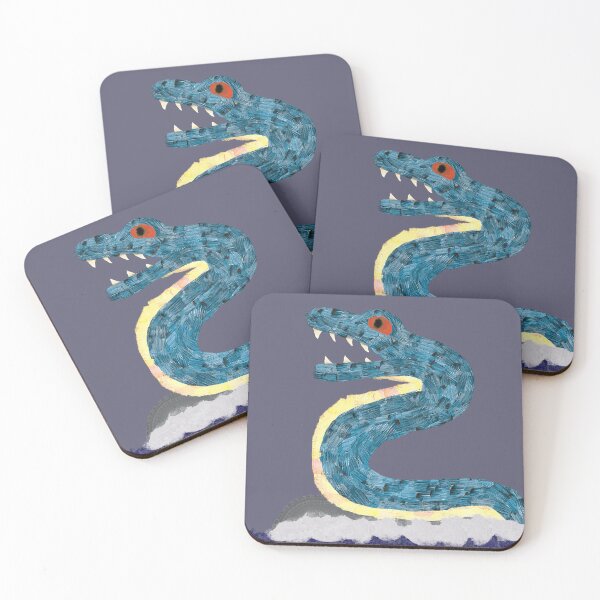 Item preview, Raging Thunder-Belly Sea Serpent designed and sold by RyokoshiCanvas.