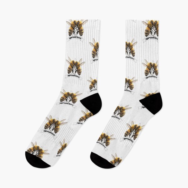 Item preview, Bee spreading love, bees, love, positive vibes, digital art, unisex, t shirt love designed and sold by picsartstudio.