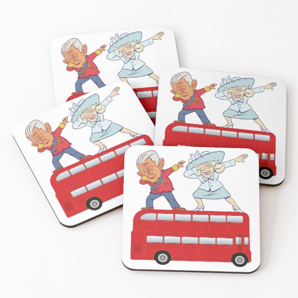 Item preview, British King III Dabbing Charles Camilla London Bus Mens designed and sold by pipsmerch.