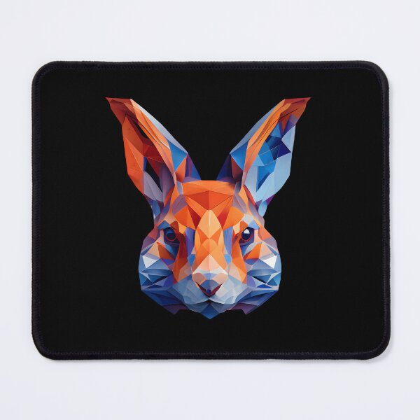 Item preview, Abstract Rabbit Art: A Colorful Twist on Wildlife Imagery designed and sold by FiveIntentions.