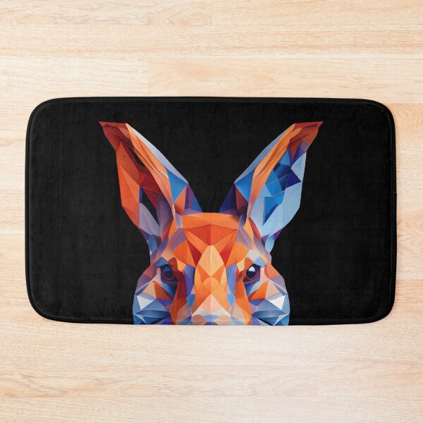 Item preview, Abstract Rabbit Art: A Colorful Twist on Wildlife Imagery designed and sold by FiveIntentions.