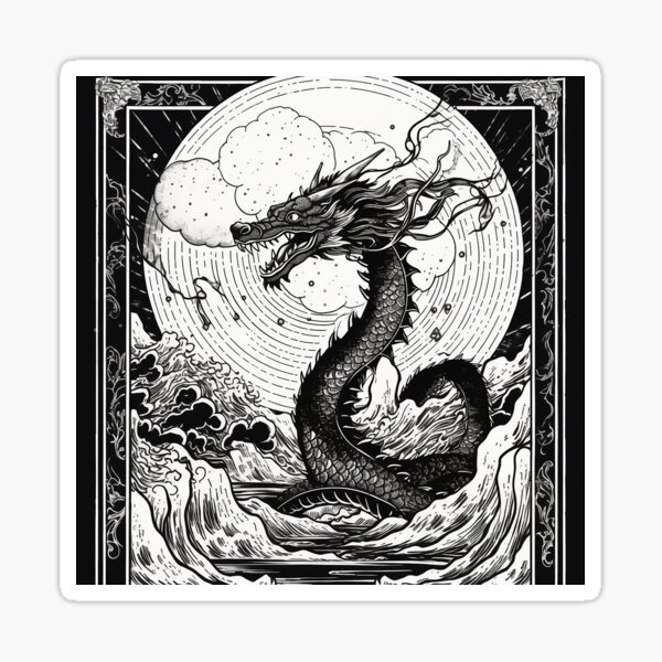 Dragon's Destiny Tarot Sticker