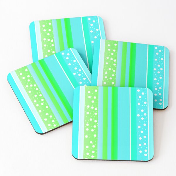 Item preview, Spring green line dot patern | spring green  designed and sold by lausn.